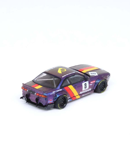 INNO64 MODEL 1/64 NISSAN SILVIA (S14) BOSS "ROCKET BUNNY" Purple