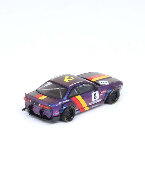 Load image into Gallery viewer, INNO64 MODEL 1/64 NISSAN SILVIA (S14) BOSS &quot;ROCKET BUNNY&quot; Purple
