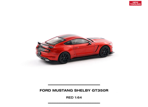 Load image into Gallery viewer, (Pre-order) POPRACE 1/64 - FORD MUSTANG SHELBY GT350R Diecast Model Car

