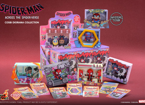 Load image into Gallery viewer, Hot Toys Spider-Man: Across The Spider-Verse Cosbi Diorama Collection (Set of 6)
