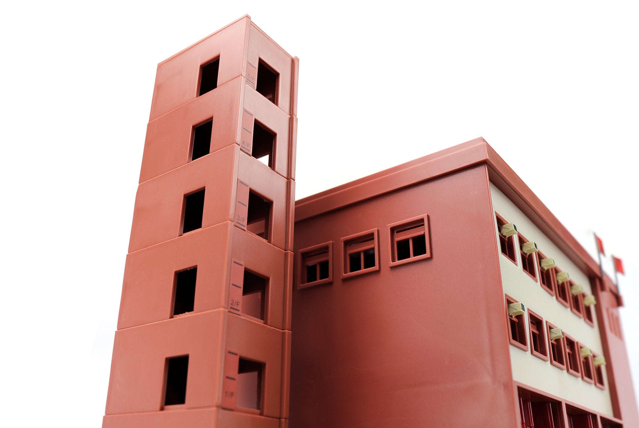 TINY City Hong Kong HK #PS1 Fire Station (Ma Tau Wai) Diorama Playset Model