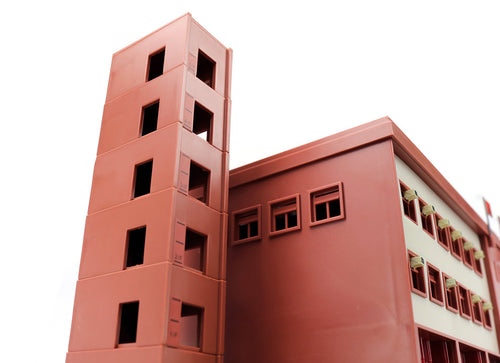 Load image into Gallery viewer, TINY City Hong Kong HK #PS1 Fire Station (Ma Tau Wai) Diorama Playset Model
