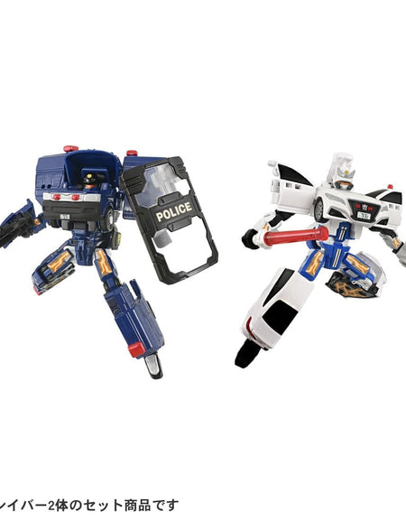 Takara Tomy Tomica Jobraver Police Braver Mobile and Traffic Police Double Set