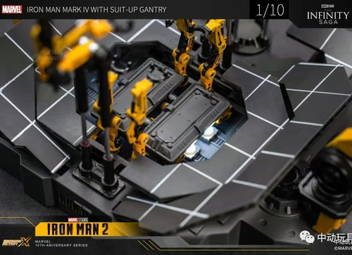 Load image into Gallery viewer, ZD Toys Marvel Avengers 1/10 MK4 &amp; Suit-up Gantry Action Figure Set
