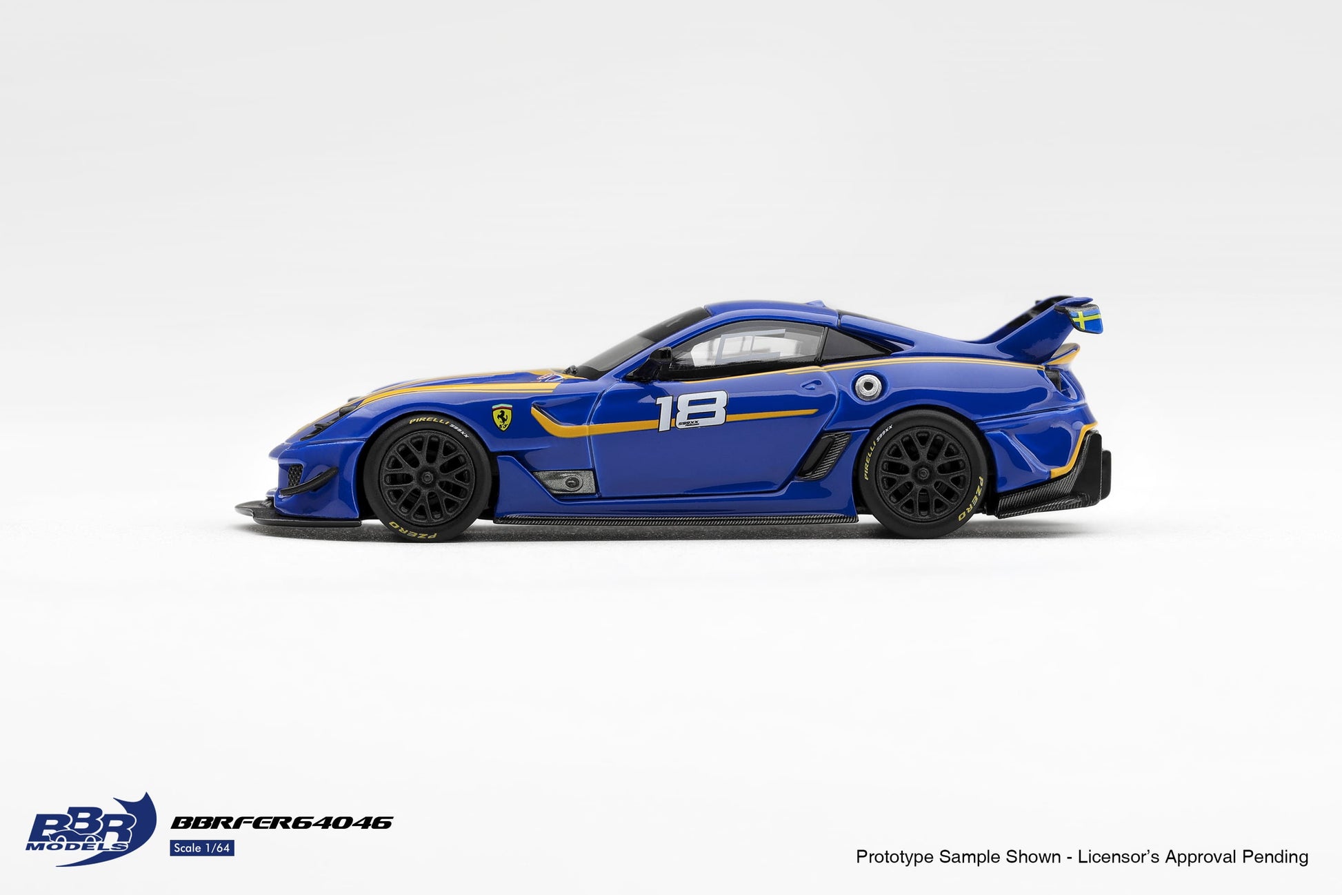 (Pre-order) BBR 1/64 Ferrari 599XX Evo #18 Diecast Model Car