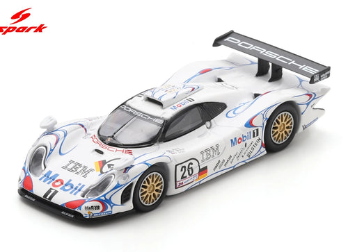 Load image into Gallery viewer, (Pre-order) Spark Porsche 911 GT1 No.26 Winner Le Mans 24H 1998 Diecast Model
