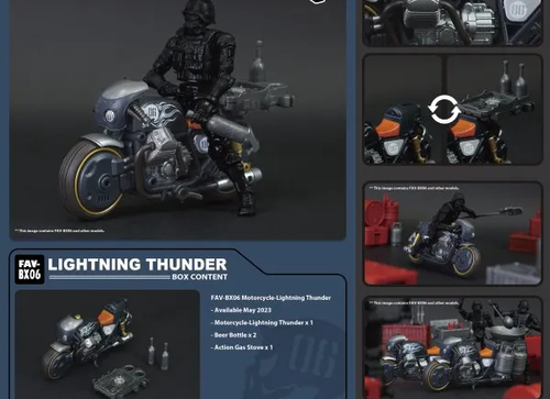 Load image into Gallery viewer, TOYS ALLIANCE OSTRICH EXPRESS FAV-BX06 1:18 Lightning Thunder Vehicle Model
