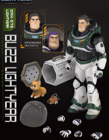 Beast Kingdom DAH-076 Lightyear Buzz Alpha Suit 21cm Action Figure (Light Up)