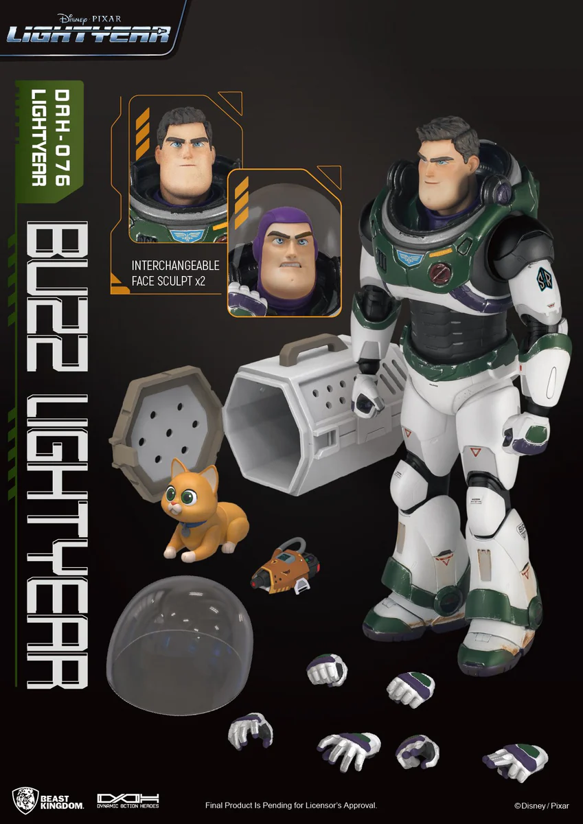 Beast Kingdom DAH-076 Lightyear Buzz Alpha Suit 21cm Action Figure (Light Up)