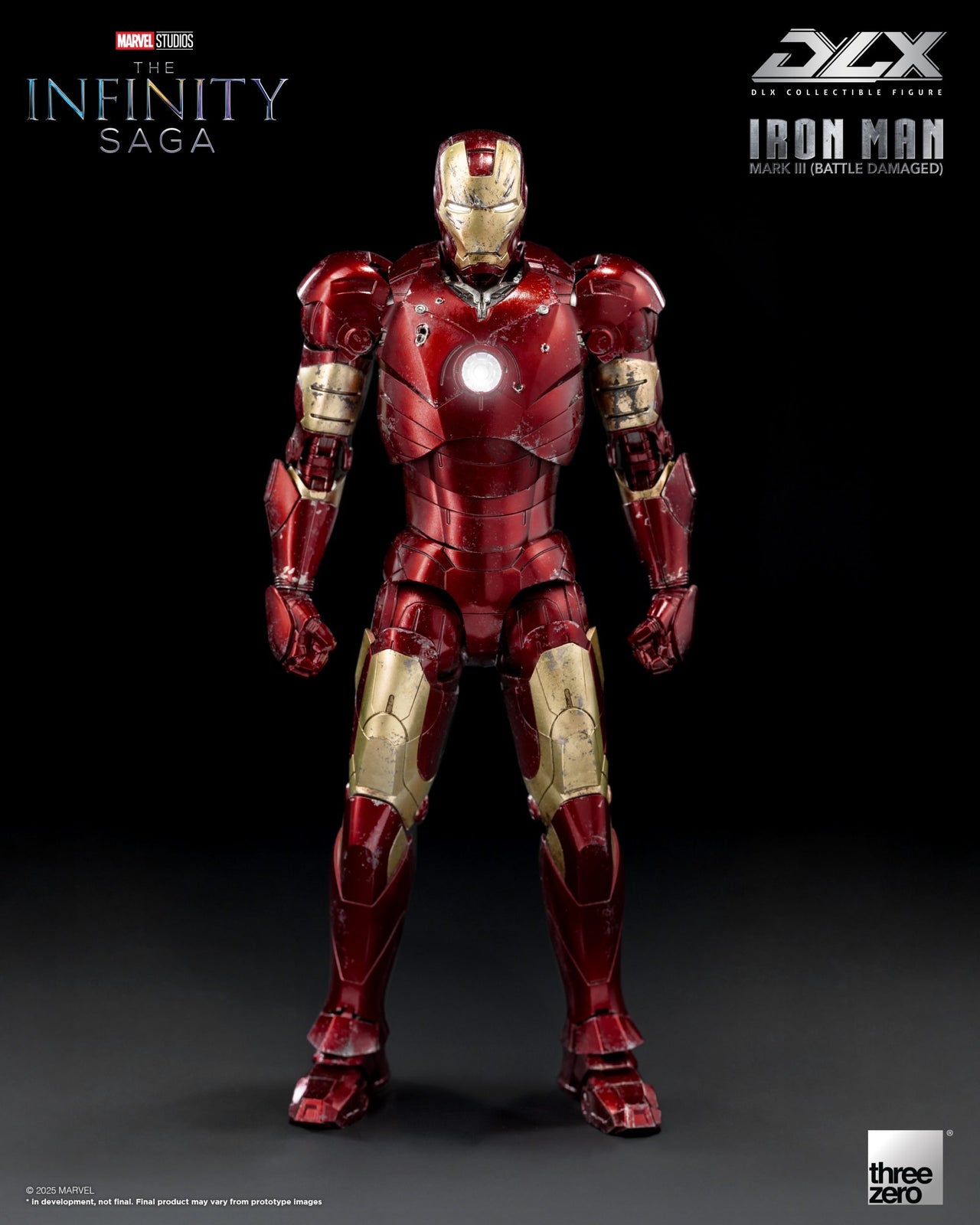 ThreeZero  Marvel The Infinity Saga DLX Iron Man Mark 3 (Battle Damaged ver.)