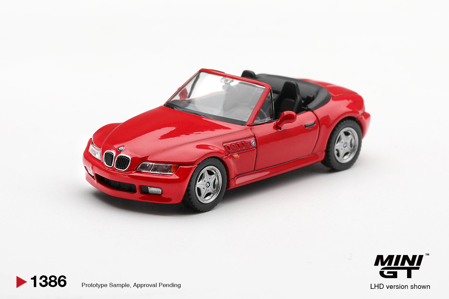 (Pre-order) Mini GT #1386 BMW Z3 Hellrot Diecast Model Car RHD