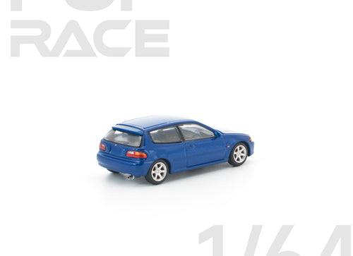 Load image into Gallery viewer, (Pre-order) POPRACE 1/64 HONDA CIVIC (EG6) CAPTIVA BLUE Model Car #PR640475
