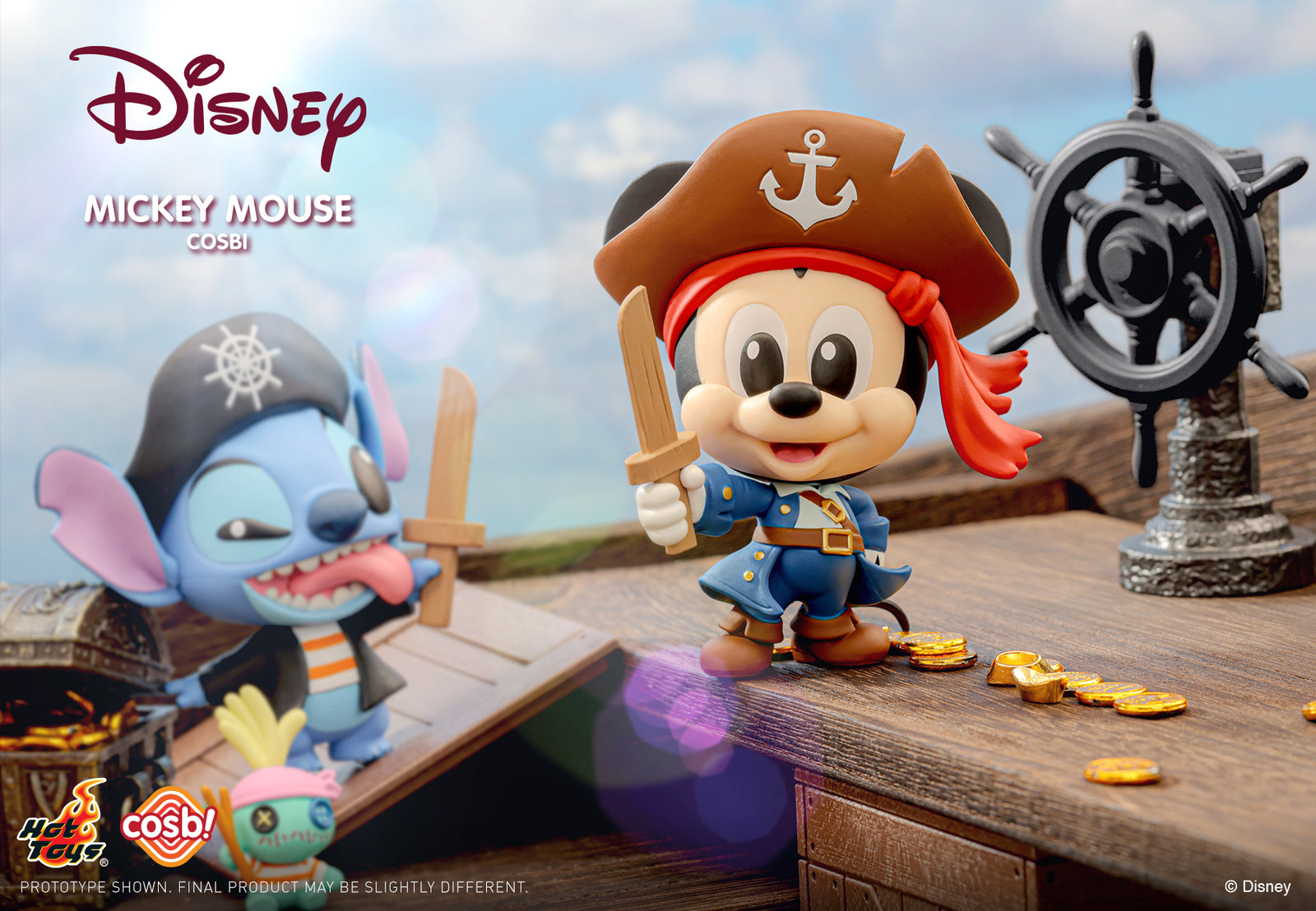Hot Toys Disney Pirate Cosbi Bobble-Head Collection (Full set of 8)