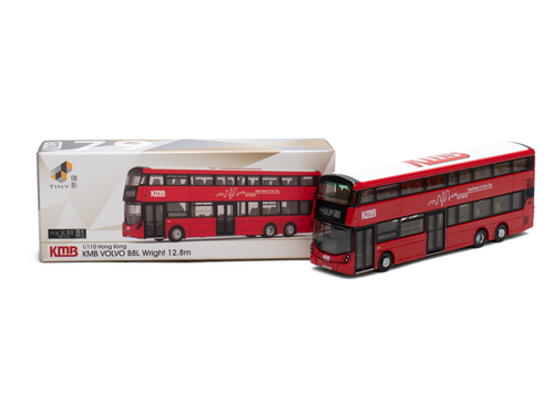 Load image into Gallery viewer, Tiny City Diecast Model 1/110 - KMB VOLVO B8L Wright 12.8M (B1) Bus
