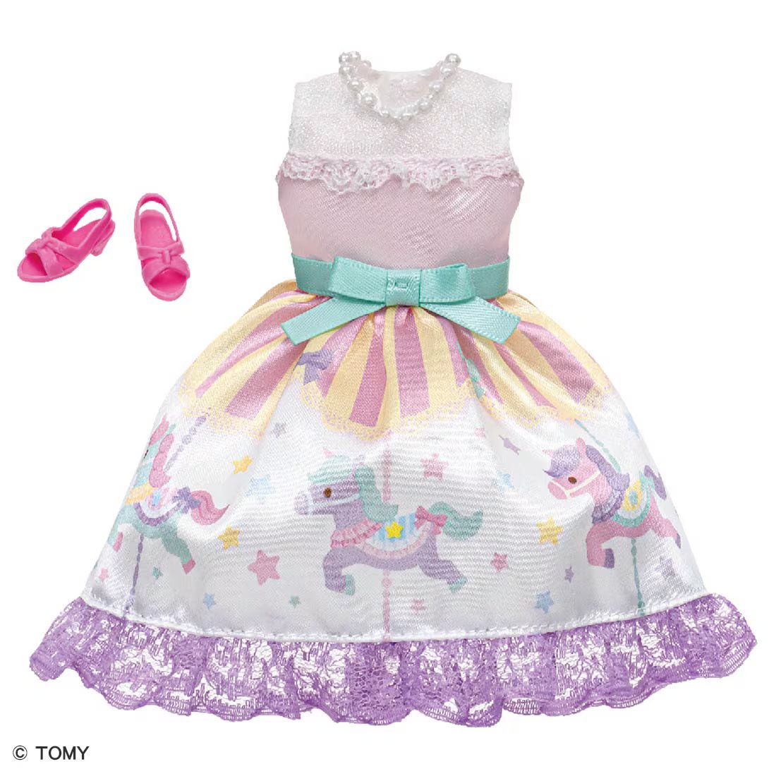 Takara Tomy Licca Chan Doll My First Dress LW-01 Happy Merry-go-round (NO DOLL)