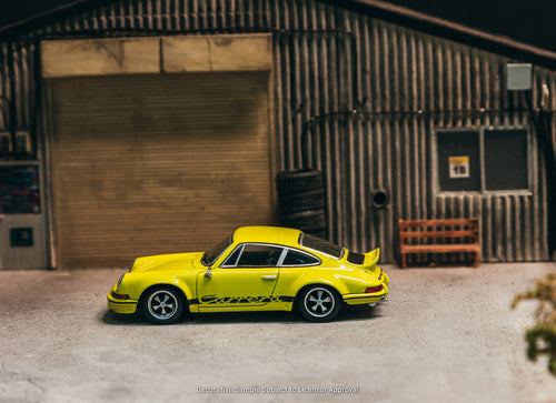 Load image into Gallery viewer, (Pre-order) Tarmac Works 1/64 Porsche 911 Carrera RS 2.7 Lightweight Yellow
