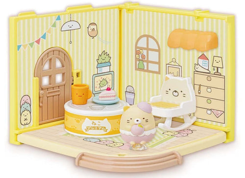 Load image into Gallery viewer, Takara Tomy Welcome to the Sumikko Gurashi Sticky Sumikko Room Cat Tea Time
