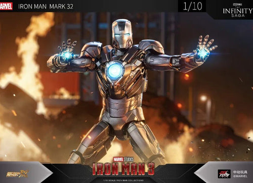 Load image into Gallery viewer, ZD Toys Marvel Iron Man 3 1/10 Iron Man MK32 Action Figure
