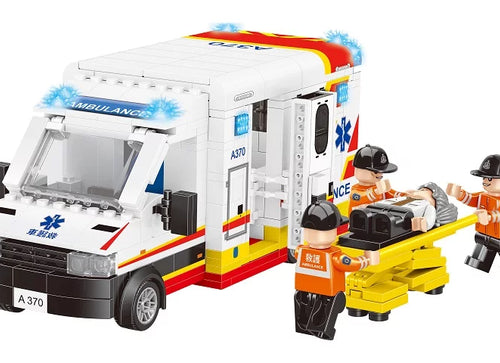 Load image into Gallery viewer, Royal Toys Building Blocks Bricks RT11: Hong Kong Ambulance (456 Pcs/Pzs)
