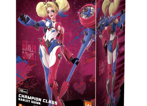 Load image into Gallery viewer, Blokees Figures -  Batman Champion Classic 04 Harley Quinn 75674 Model Kit
