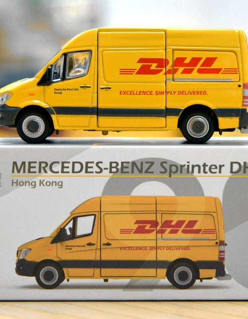 Load image into Gallery viewer, Tiny City 90 Die-cast 1/76 Model Car - MERCEDES-BENZ Sprinter FL DHL Model Car
