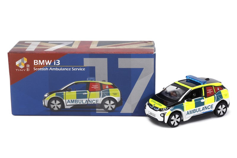 Tiny City UK17 Die-cast Model Car - BMW i3 Scottish Ambulance Service