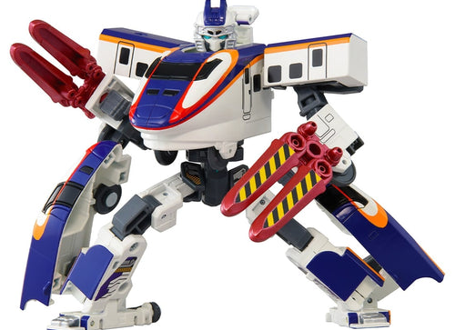 Load image into Gallery viewer, Takara Tomy Plarail Shinkansen Transforming Robot SGX09 Shinkalion E3 Tsubasa

