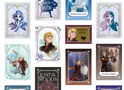 Load image into Gallery viewer, COSMOS Collectible Disney Snow Princess Collectible Card Box Set (80 cards SET)

