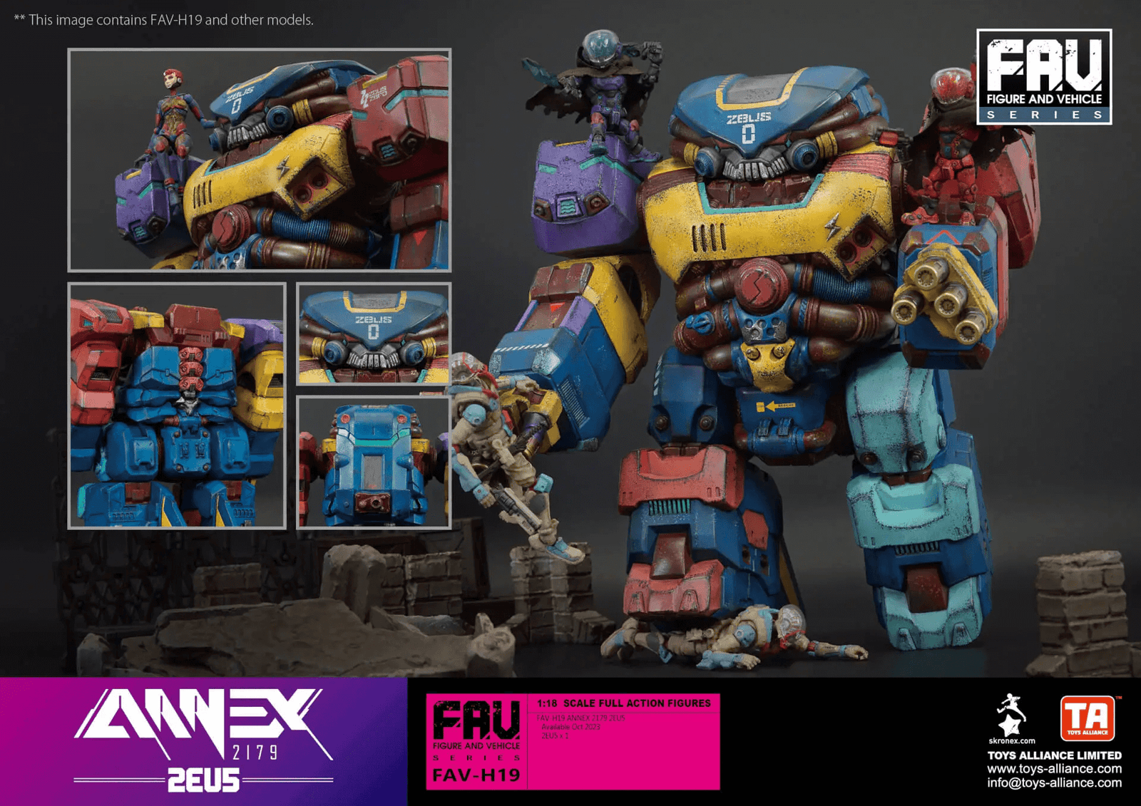 TOYS ALLIANCE ANNEX 2179 FAV-H19 2EU5 1:18 Action figure