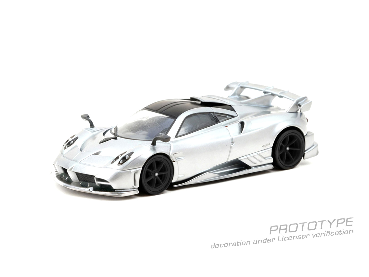 (Pre-order) Tarmac Works Pagani Imola Matt Silver 1/64 Diecast Model Car