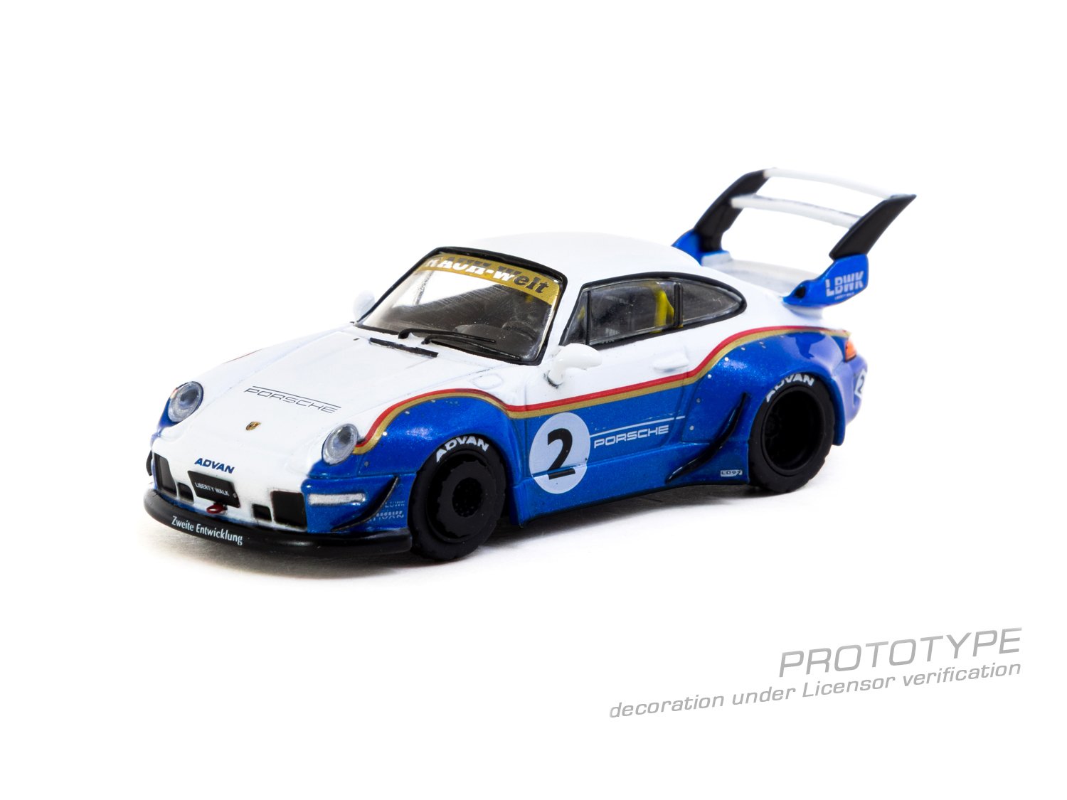 Tarmac Works 1/64 RWB 993 Liberty Walk with Container Display Box