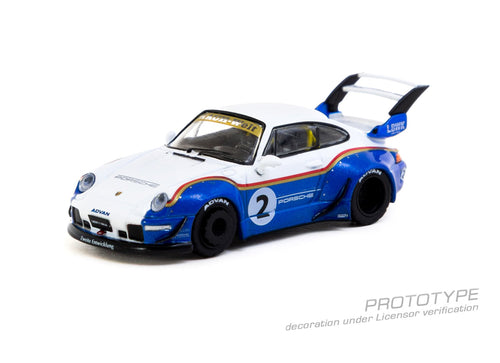 Load image into Gallery viewer, Tarmac Works 1/64 RWB 993 Liberty Walk with Container Display Box
