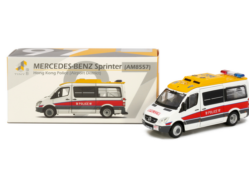 Load image into Gallery viewer, Tiny City 97 Die-cast Model Car - Mercedes-Benz Sprinter Police APT (AM8557)
