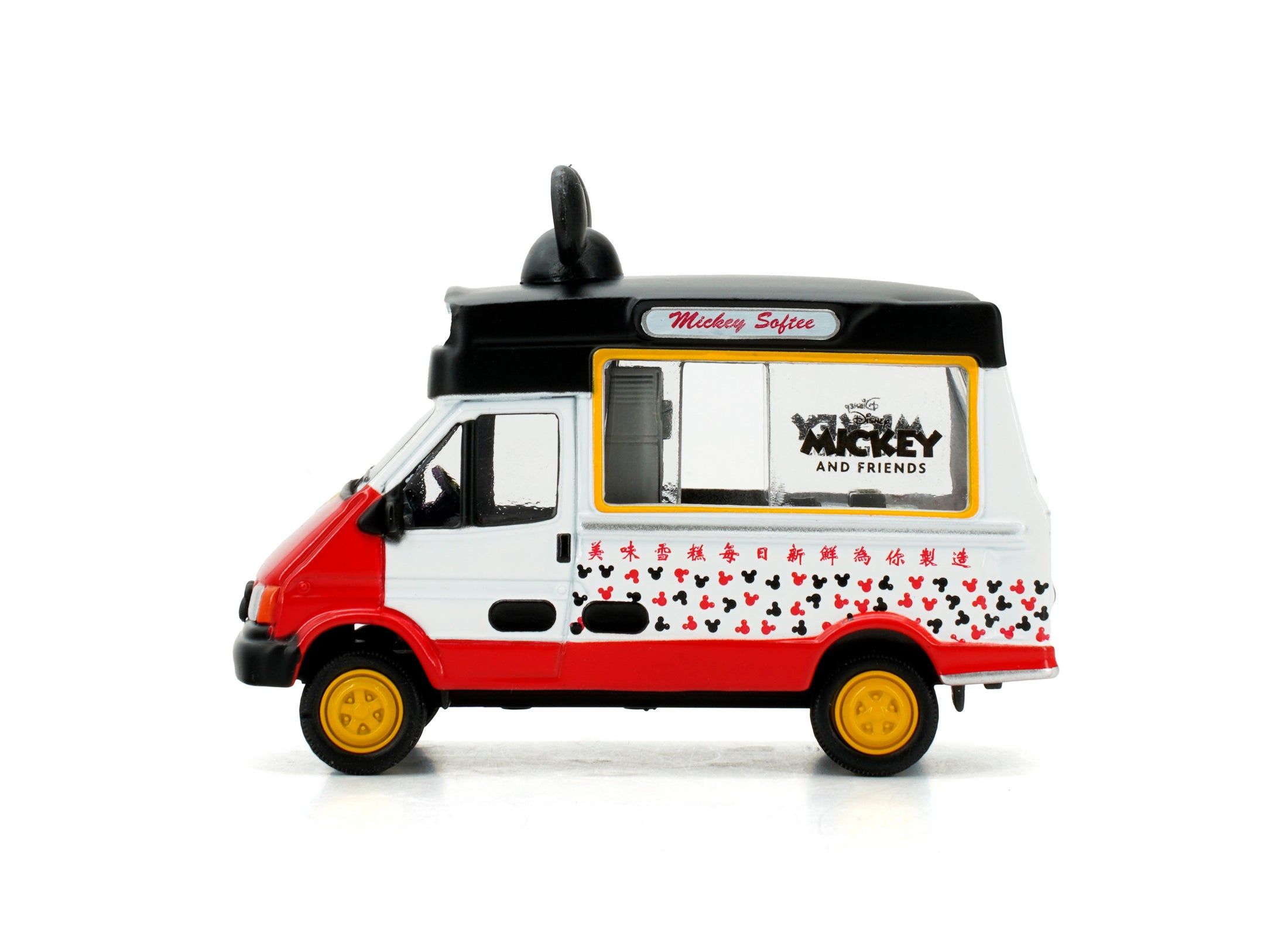 TINY x Disney Vehicle - 1/72 Hong Kong Ice Cream Van x Mickey Model Car