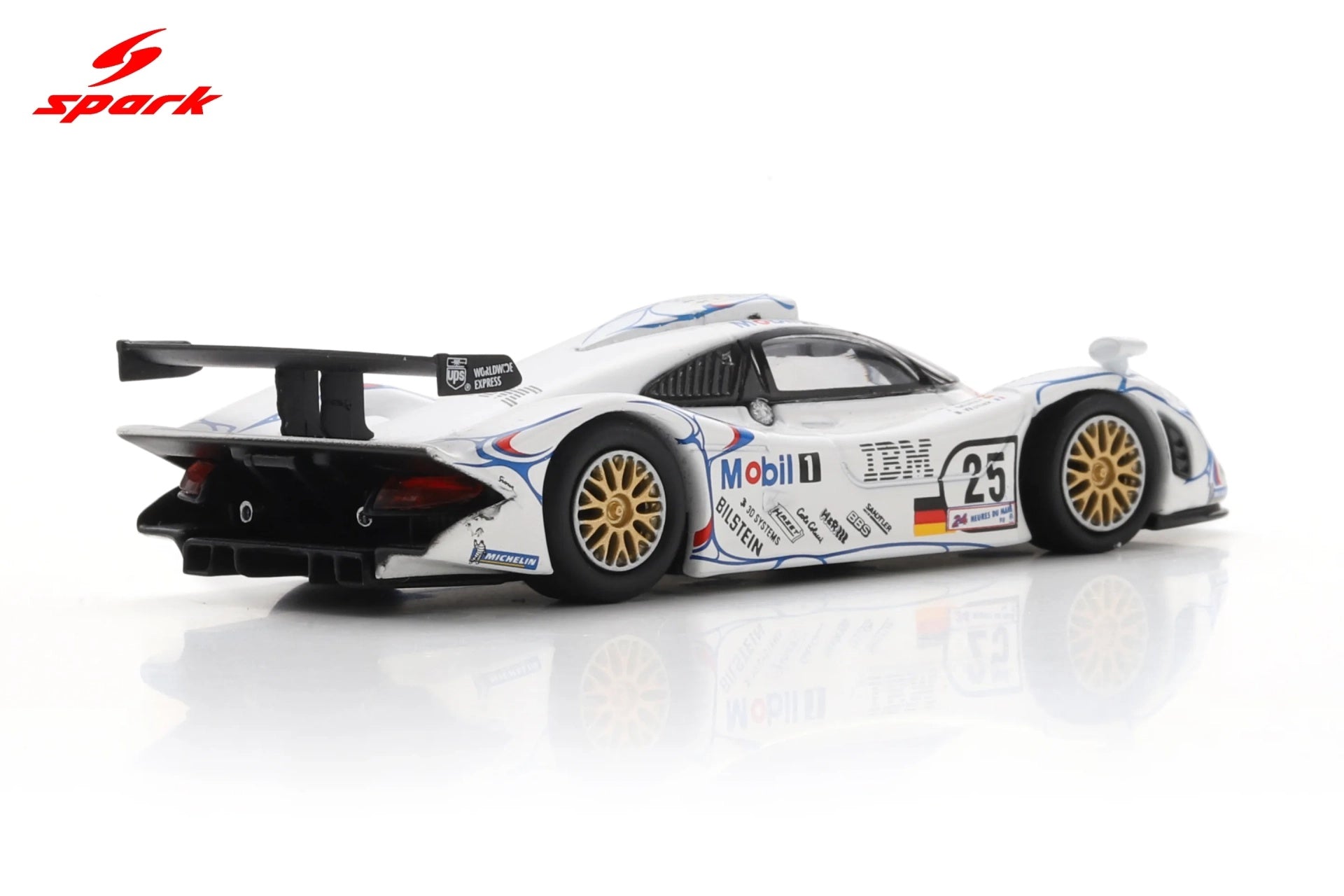 (Pre-order) Spark Porsche 911 GT1 No.25 2nd Le Mans 24H 1998 Diecast Model Car