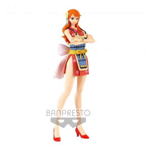 Load image into Gallery viewer, Banpresto One Piece Glitter &amp; Glamours Figure: nami Wanokuni Style-ⅱ (Ver.A)
