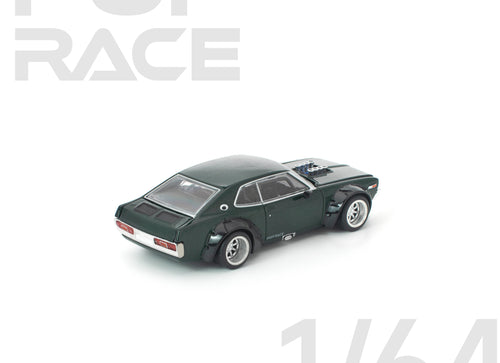 Load image into Gallery viewer, (Pre-order) POPRACE 1/64 LAUREL C130 GREEN Diecast Model Car #PR640331
