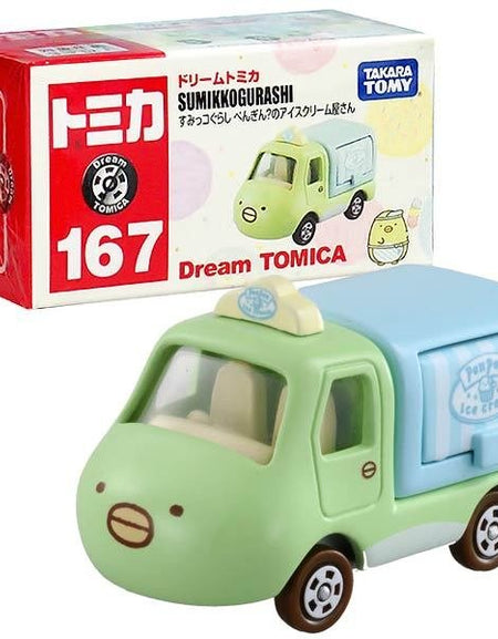 Takara Tomy Dream Tomica Model Car - No. 167 Sumikko Gurashi Penguin