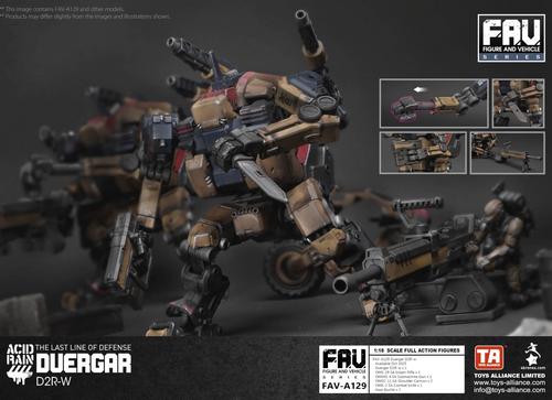 Load image into Gallery viewer, Acid Rain x Toy Alliance FAV-A129 Duergar D2R-w 1/18 Action Figure

