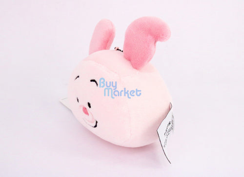 Load image into Gallery viewer, Disney Takara Tomy Winnie the Pooh 8.5cm Piglet Face Shape Mascot Soft Plush
