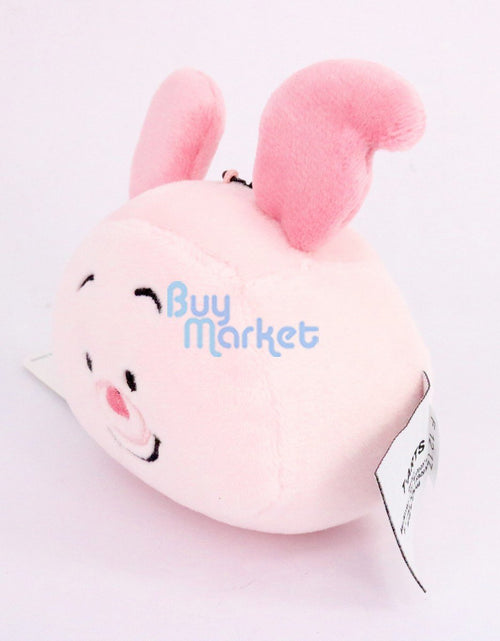 Load image into Gallery viewer, Disney Takara Tomy Winnie the Pooh 8.5cm Piglet Face Shape Mascot Soft Plush
