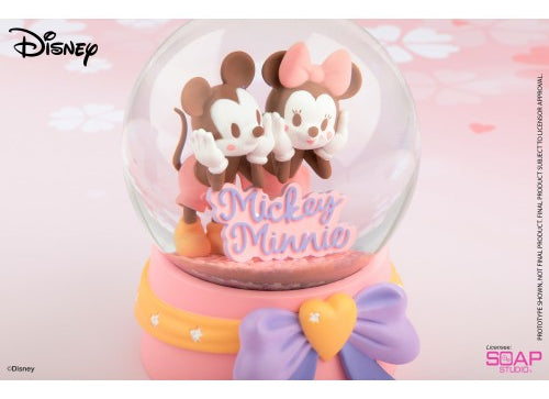 Load image into Gallery viewer, Soap Studio Figure: Disney Cherry Blossom - Mickey Minnie Snow Globe
