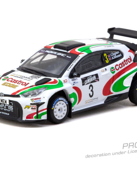 (Pre-order) Tarmac Works 1/64 Toyota GR Yaris Rally2 British Rally Champion 2024
