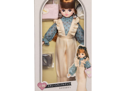 Load image into Gallery viewer, Takara Tomy Licca-chan LD-26 Licca Sweet Luffle Dot Doll Set
