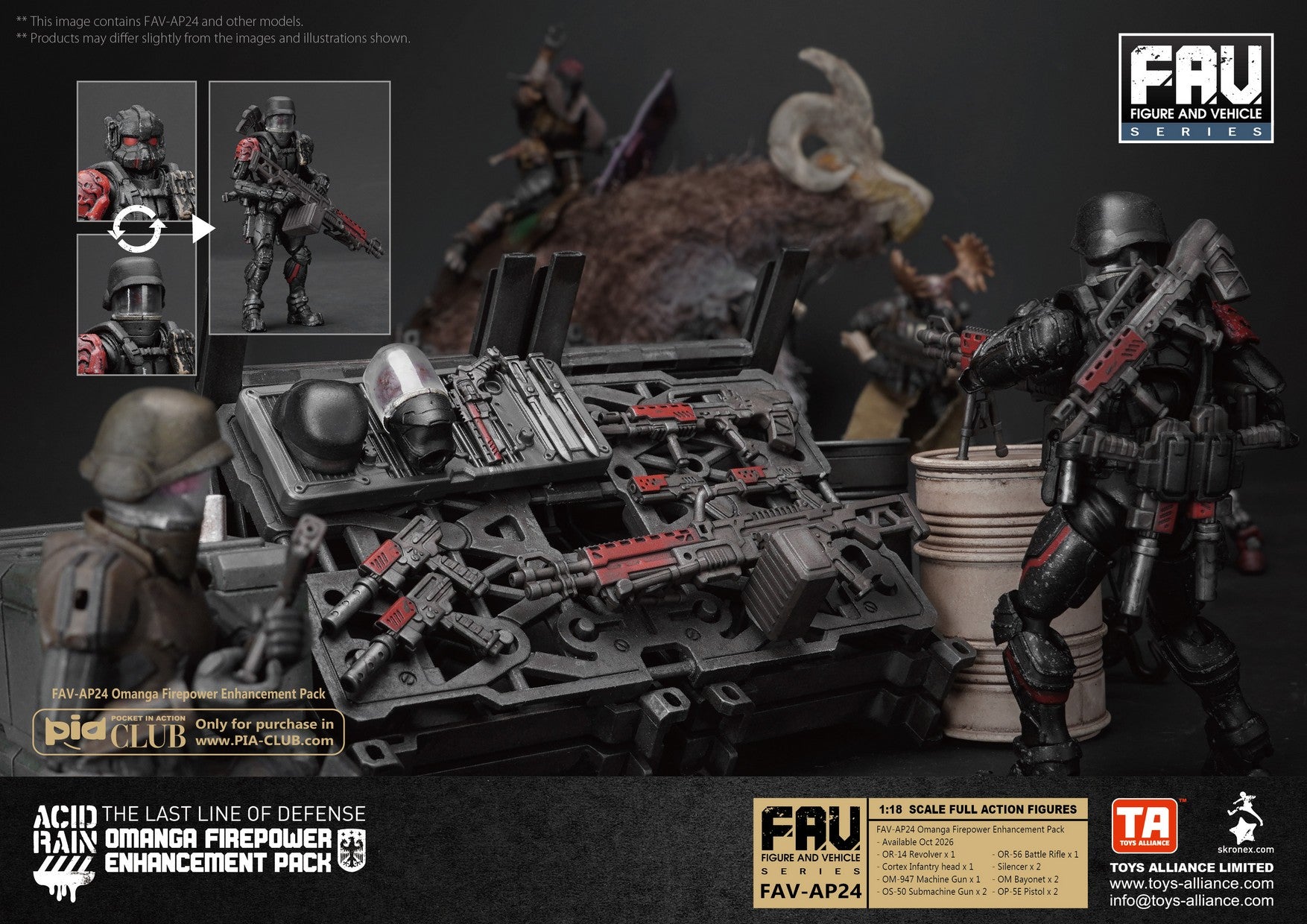 Toy Alliance Acid Rain FAV-AP24 Omanga Firepower Enhancement Pack
