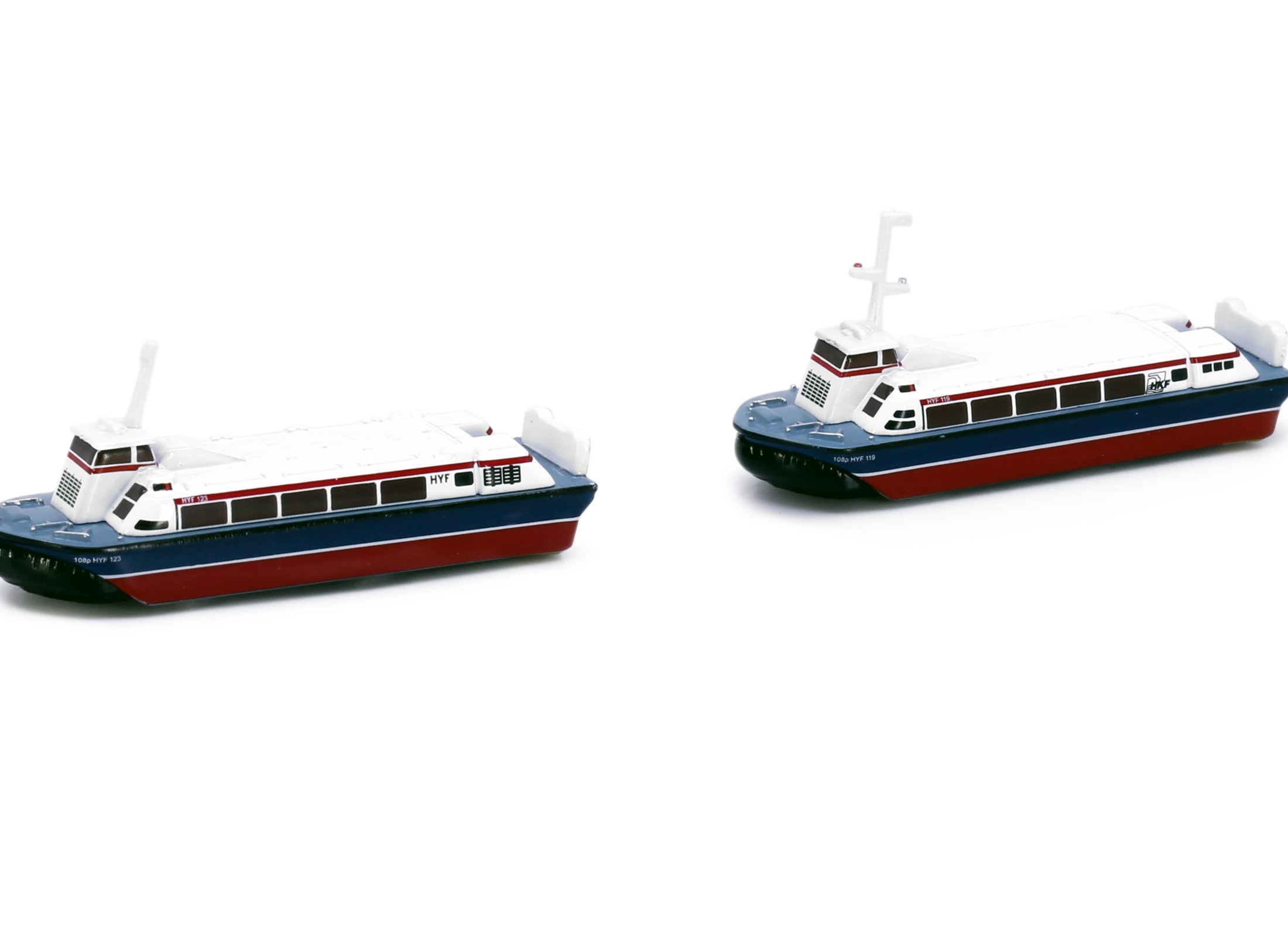 Tiny City - 1/400 Hongkong and Yaumati Ferry Hovercraft (Set of 2)