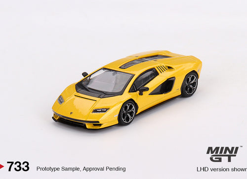 Load image into Gallery viewer, Mini GT #733 1/64 Lamborghini Countach LPI 800-4  New Giallo Orion
