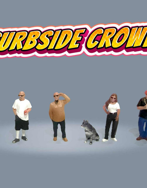 Load image into Gallery viewer, American Diorama 1:64 Figure Set: Curbside Crowd Full Set #AD-2429
