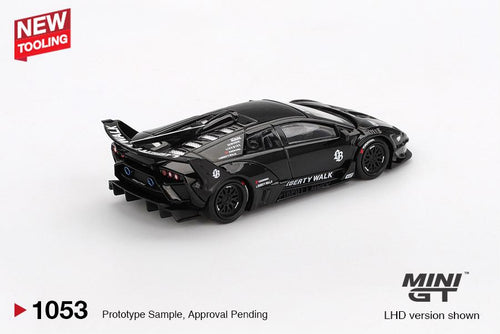 Load image into Gallery viewer, MINI GT #1053 Lamborghini LB-Silhouette WORKS MURCIELAGO GT Evo Black
