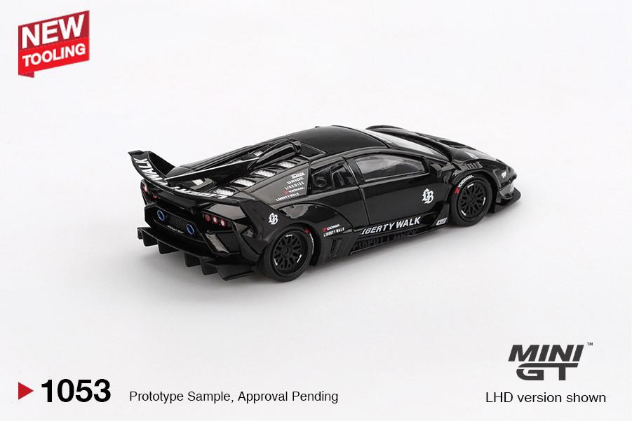 MINI GT #1053 Lamborghini LB-Silhouette WORKS MURCIELAGO GT Evo Black
